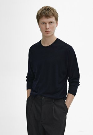 Massimo Dutti Maglione - dark blue