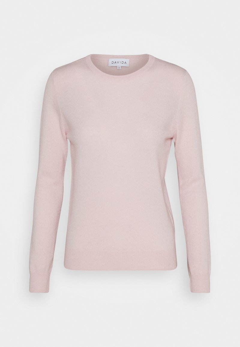 Davida Cashmere BASIC O NECK - Camisola - light pink