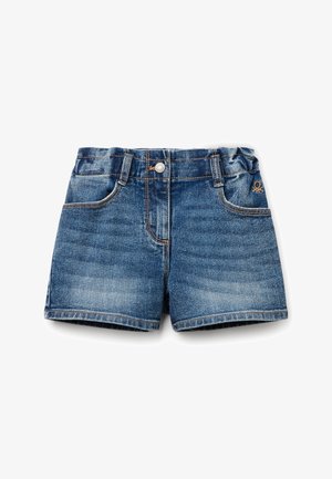 United Colors of Benetton, PAPERBAG - Shorts di jeans - blue