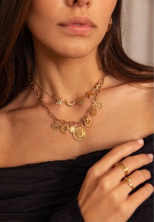 WITH COINS - Collana - gold coloured