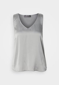 ASTRID V-NECK TANK - Toppi - sharkskin