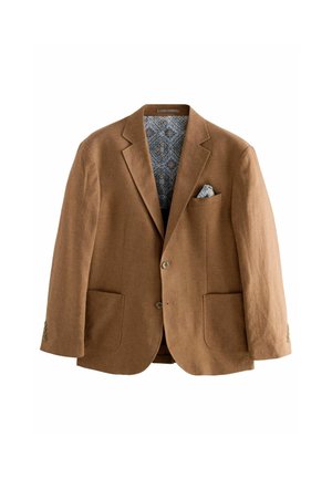 Next REGULAR FIT - TEXTURED - Kavaj - tobacco