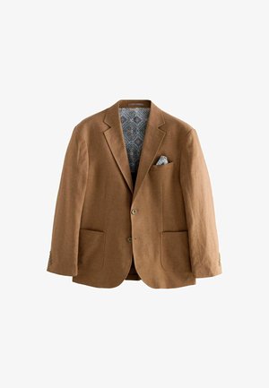 Next REGULAR FIT - TEXTURED - Sako - tobacco