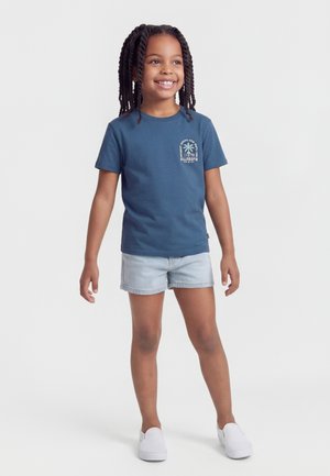 PORTAL UNISEX - Print T-shirt - dark denim