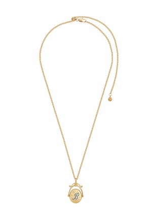 B INITIAL BLUEBELL SPINNER CHAIN - Náhrdelník - gold-coloured