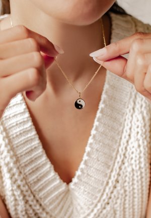 YIN YANG - Necklace - goldfarben