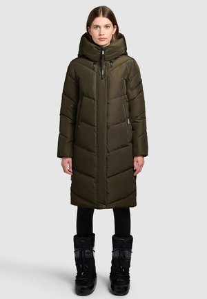 JANGE - Wintermantel - dark green