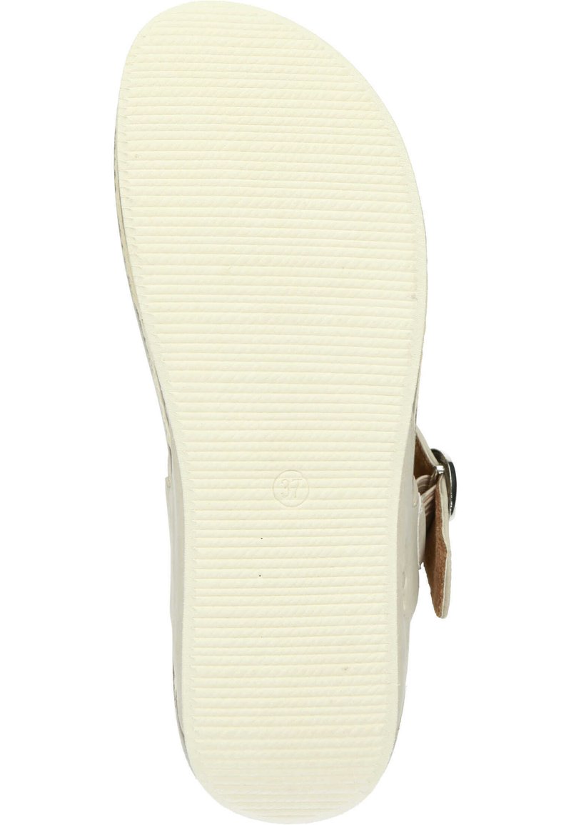 Damen Flache Pantoletten | Rieker Pantolette hoch ginger/beige - DC95636 Damen Flache Pantoletten | Rieker Pantolette hoch ginger/beige - DC95636