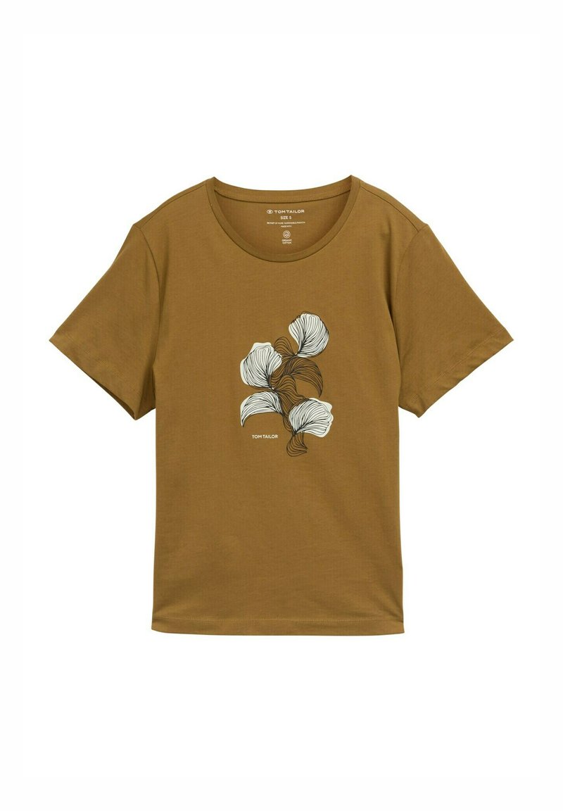 Tom Tailor T-shirt print bruin