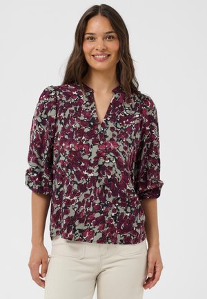 Kaffe, KASIRENA BLOUSE - Bluse - fudge abstract animal