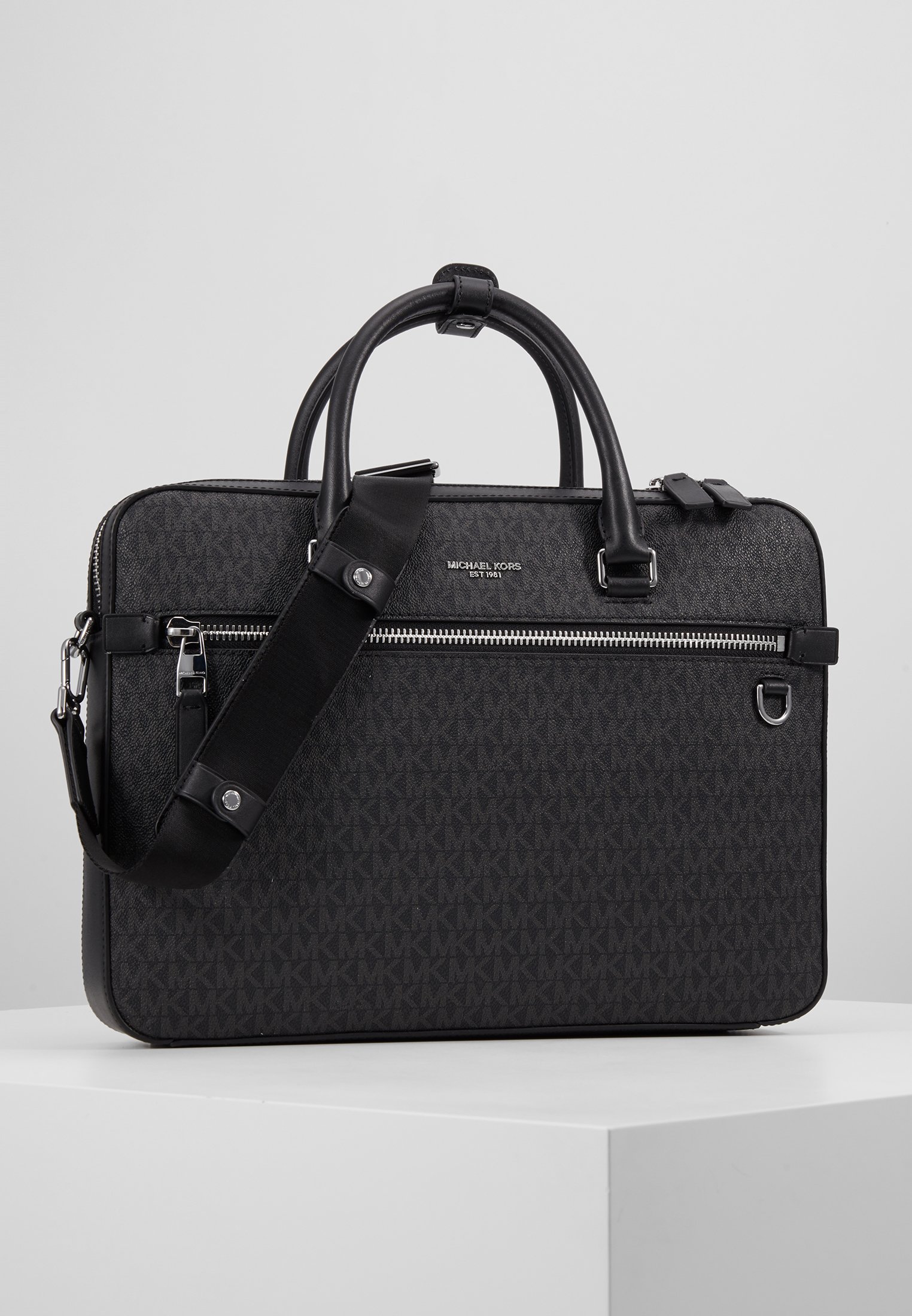 Michael Kors HENRY FRONT ZIP BRIEFCASE - Ventiquattrore - black/nero -  Zalando.it