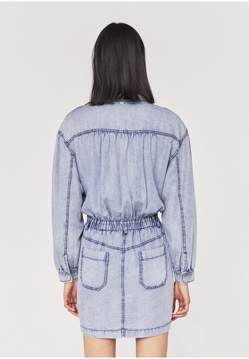 Damen Freizeitkleider | IKKS Jeanskleid summer blue/destroyed denim - PS51901 Damen Freizeitkleider | IKKS Jeanskleid summer blue/destroyed denim - PS51901
