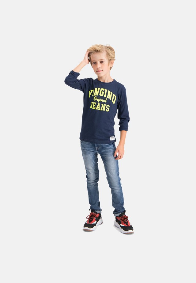 HEFFITY - Long sleeved top - dark blue