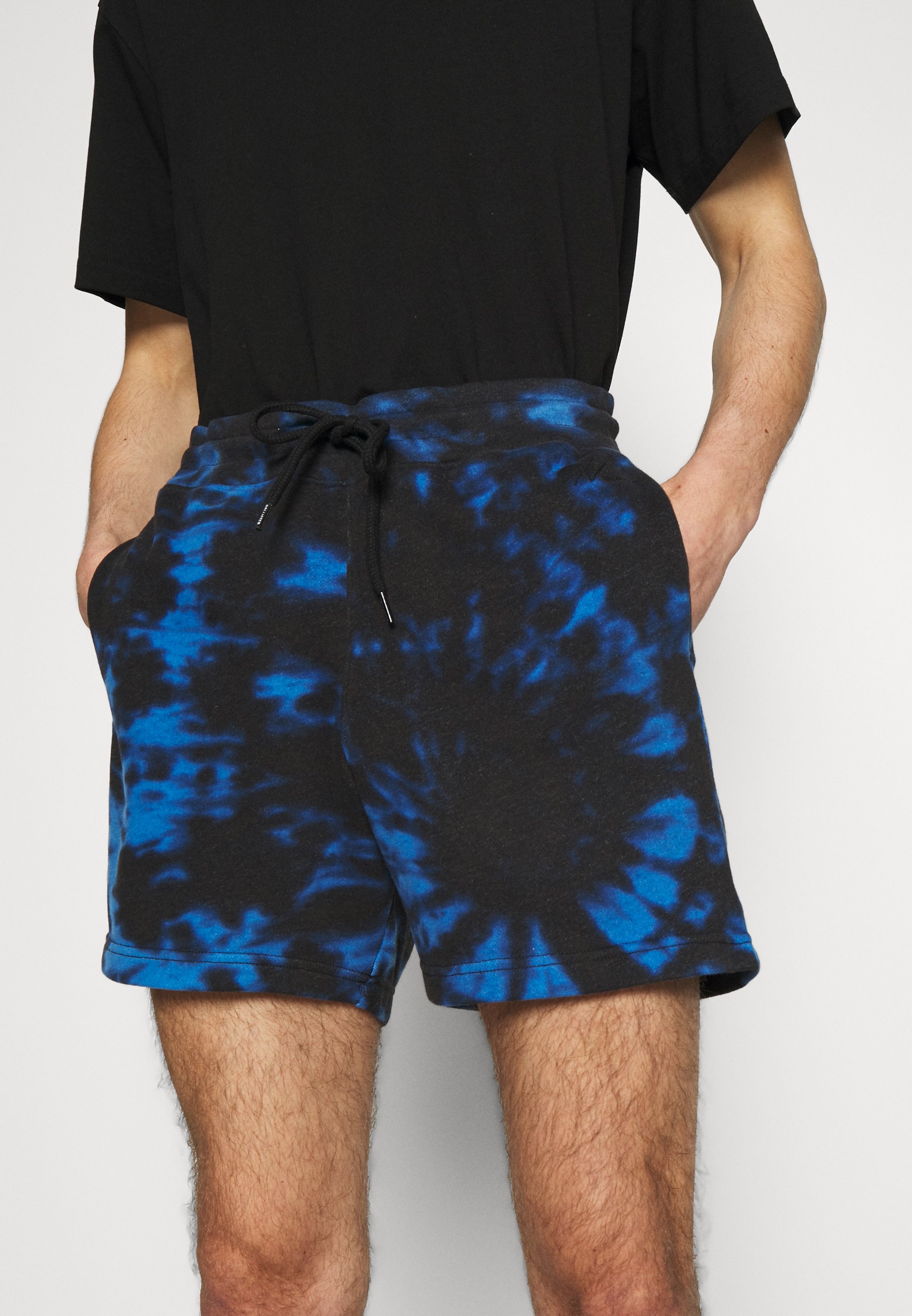Hollister Co. TIE DYE - Shorts - black 