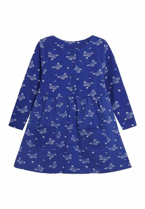 BUTTON FRONT - REGULAR FIT - Džersejové šaty - blue