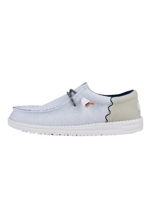 Wally Funk Open Mesh - Slip-On Schuhe - Sportlicher Schnürer - white white