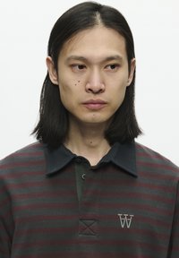 DOUBLE A BY W.W. LANDON - Longsleeve - black/sand stripe