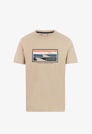 Protest, HANWELL - T-Shirt print - bamboobeige