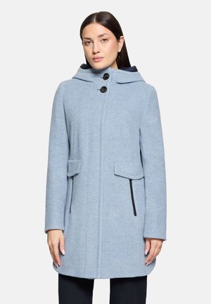 MIT KAPUZE - Manteau court - bright blue melange