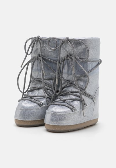 Moon Boot ICON GLITTER - Vinterstøvler - silver