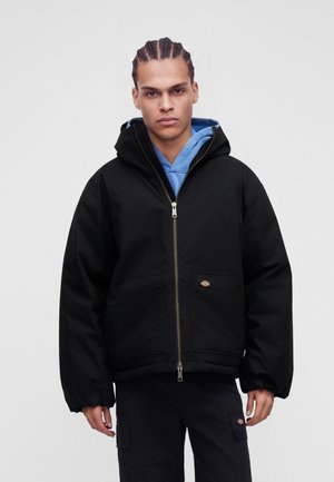 Dickies, SAFFORD HOODED PUFFER - Зимно яке - black