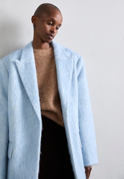 Filippa K TEXTURED BLAZER - Kratki kaputi - cloud blue