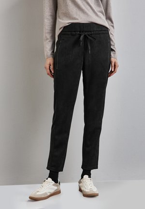 IM LOOK - Tracksuit bottoms - schwarz