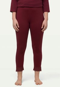 Ulla Popken - Leggings - berry Immagine in miniatura 1