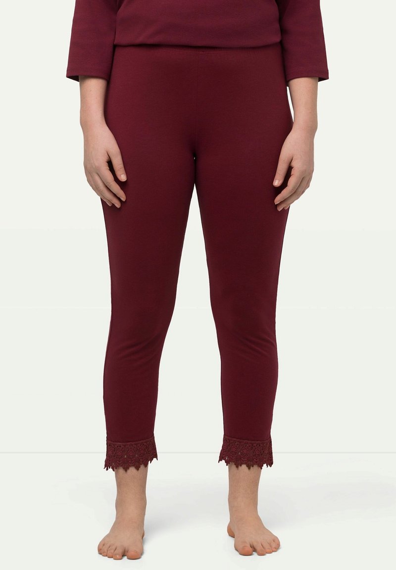 Ulla Popken - Leggings - berry, Ingrandire