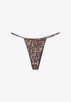 LEOPARD PRINT - Bikini bottoms - black