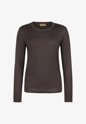 Falconeri, Strickpullover - mottled dark brown