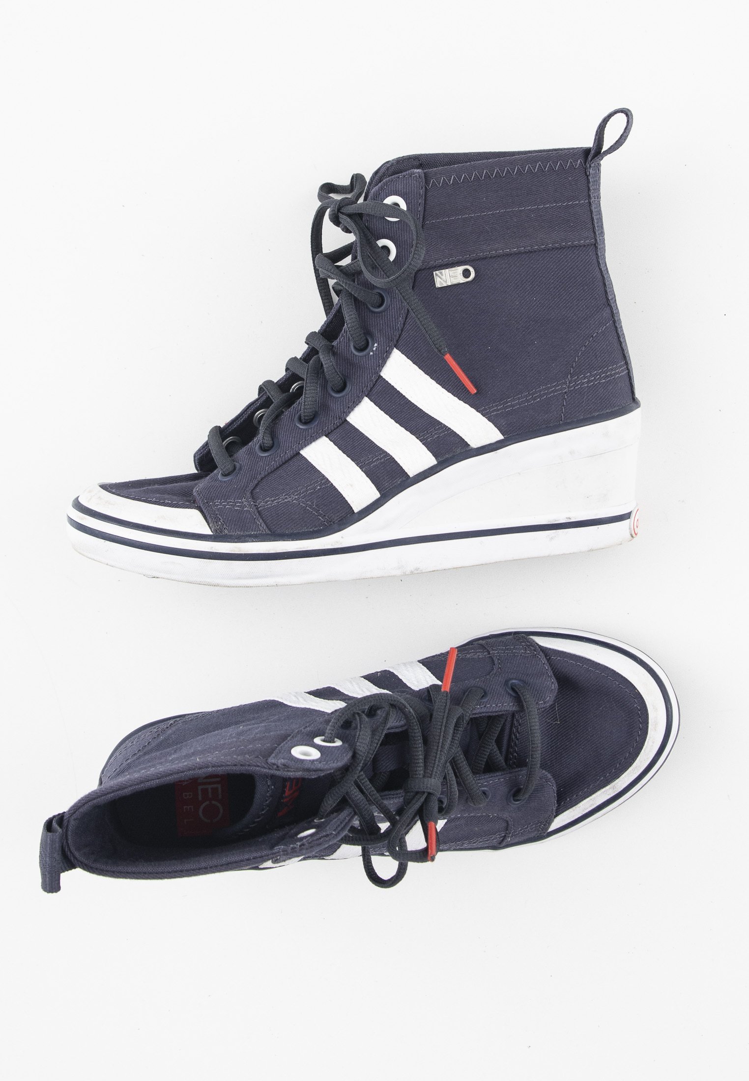 adidas Originals Sneakers hoog - blue/Blauw - Zalando.nl