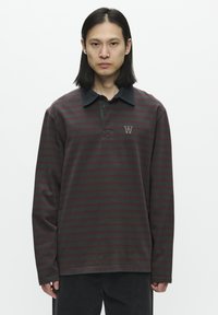 DOUBLE A BY W.W. LANDON - Longsleeve - black/sand stripe