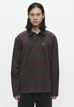 DOUBLE A BY W.W. LANDON - Långärmad tröja - black/sand stripe
