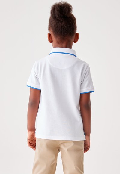 Paul Smith Junior SHORT SLEEVE SIGNATURE -REGULAR FIT - Pólóing - white