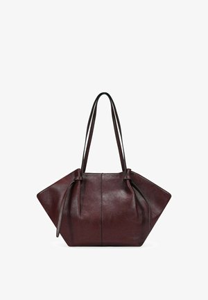 Bosanova, BOLSO DE HOMBRO BURDEOS CON CREMALLERA - Bolso de mano - burdeos