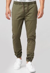 INDICODE JEANS - FIELDS - Broek - army Miniatuurafbeelding 1