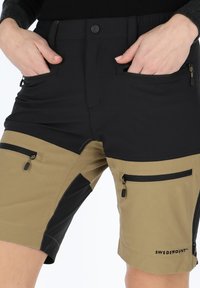Swedemount Pantaloncini sportivi - black khaki