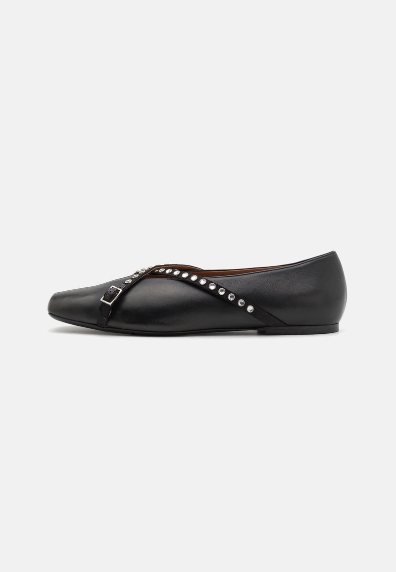 DACCORI - CARA BALLET FLATS - Babies - pure black, Agrandir