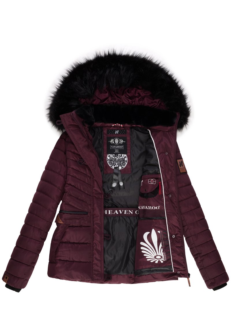 Damen Leichte Jacken | Navahoo Winterjacke dark red melange/bordeaux - FO78604 Damen Leichte Jacken | Navahoo Winterjacke dark red melange/bordeaux - FO78604