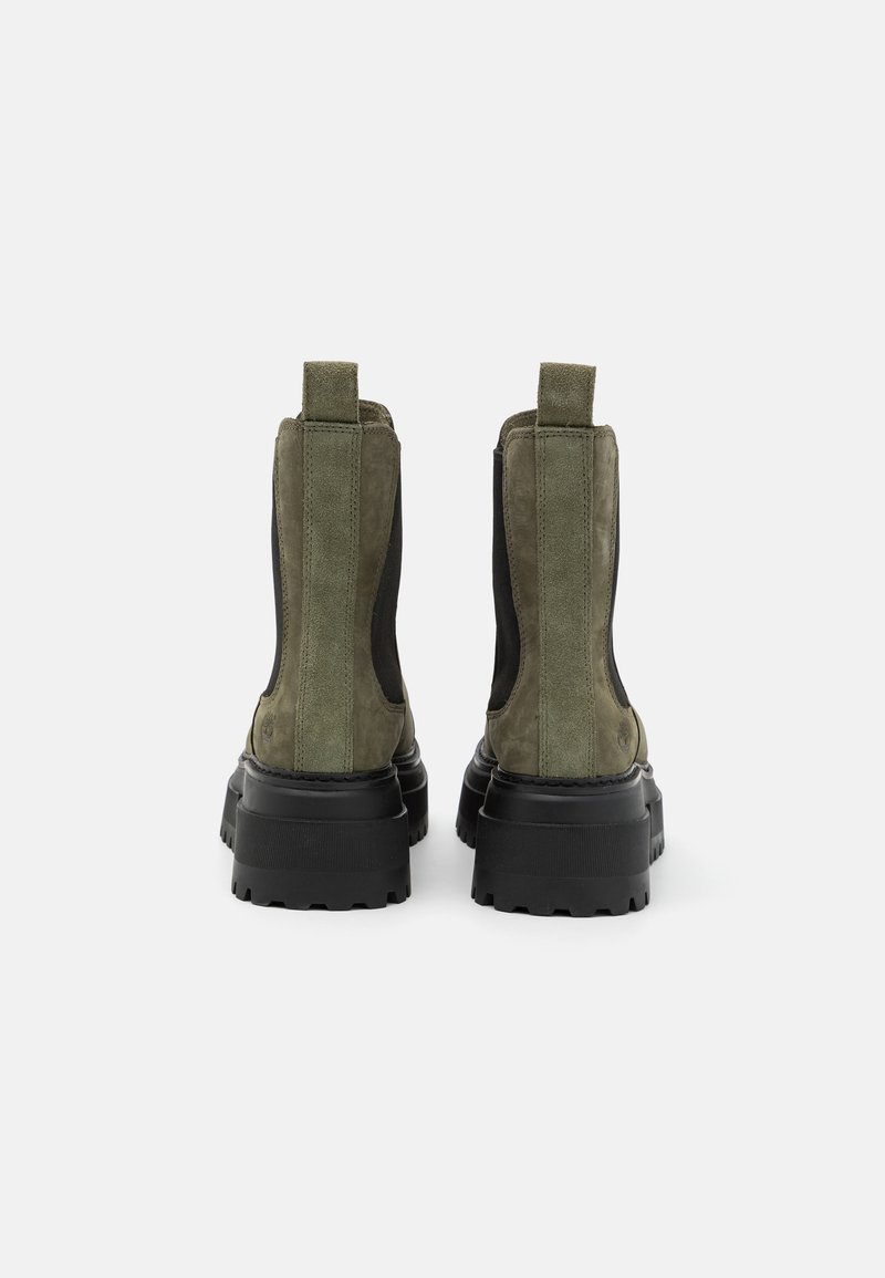timberland green chelsea boots