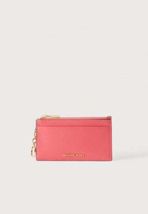 MICHAEL Michael Kors, JET SET ZIP KEY CARD CASE - Πορτοφόλι - red
