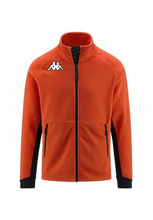 Giacca in pile - orange smutty - black