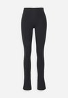 ONE SPLIT HEM - Leggings - black
