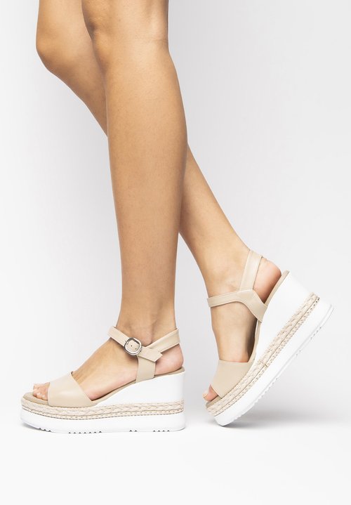 sandales compensées zalando