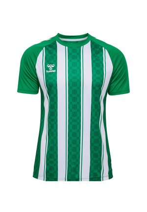 STRIPED - Print T-shirt - jelly bean white