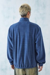 BDG Urban Outfitters EMBROIDERED - Fleece jumper - blue