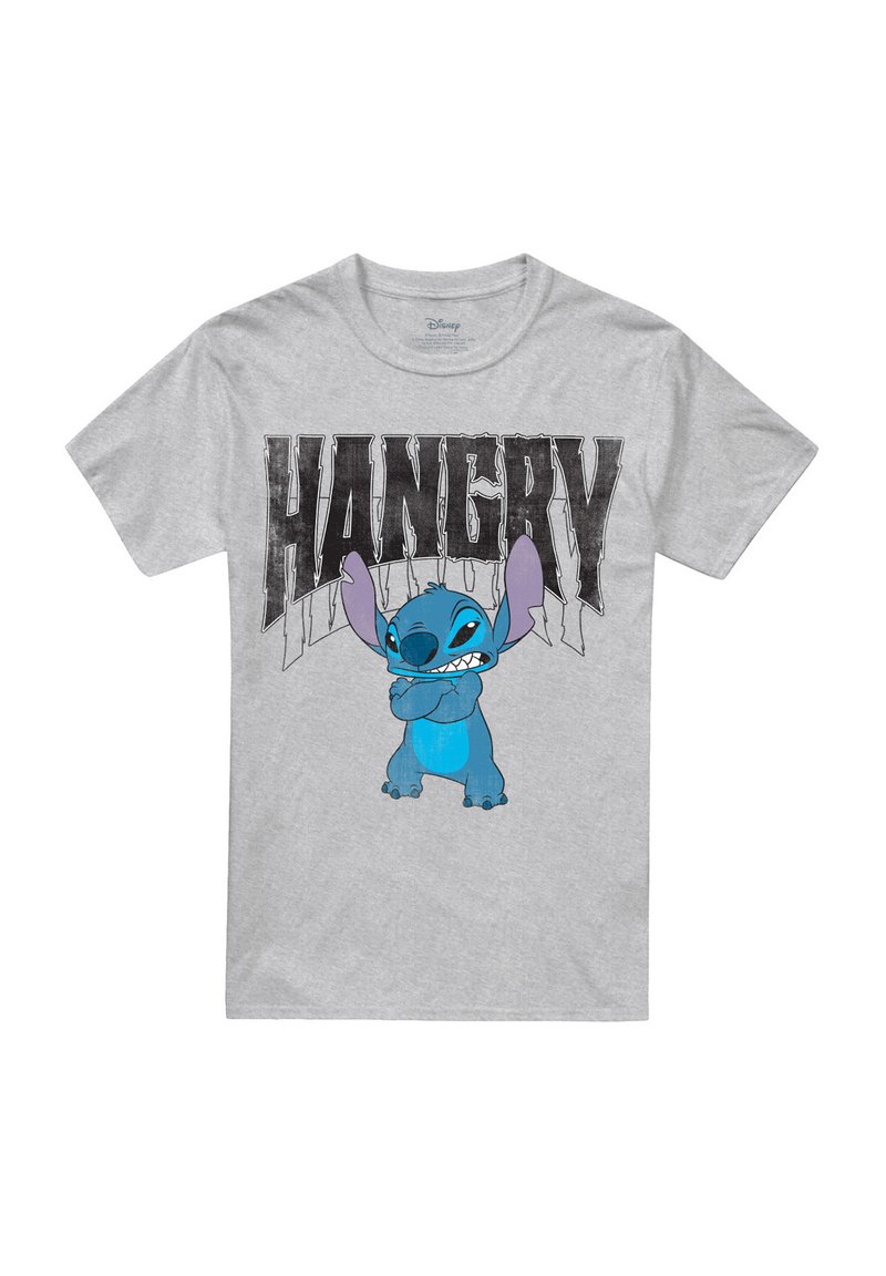 Disney T-shirt print grijs gemêleerd