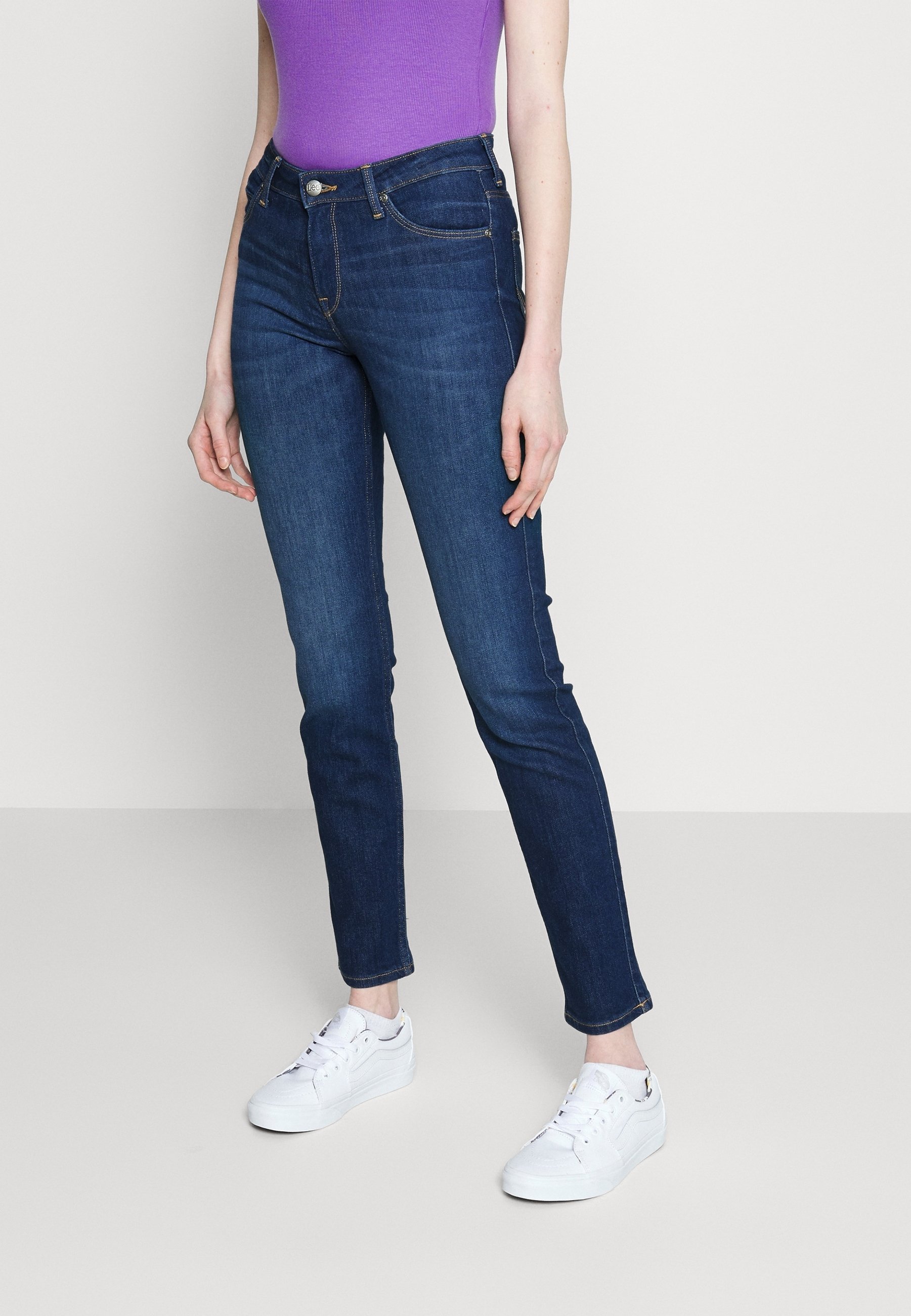 Jeans Coupe Droite Taille Normale Bleu Lee Femme - 2278822-bleu00