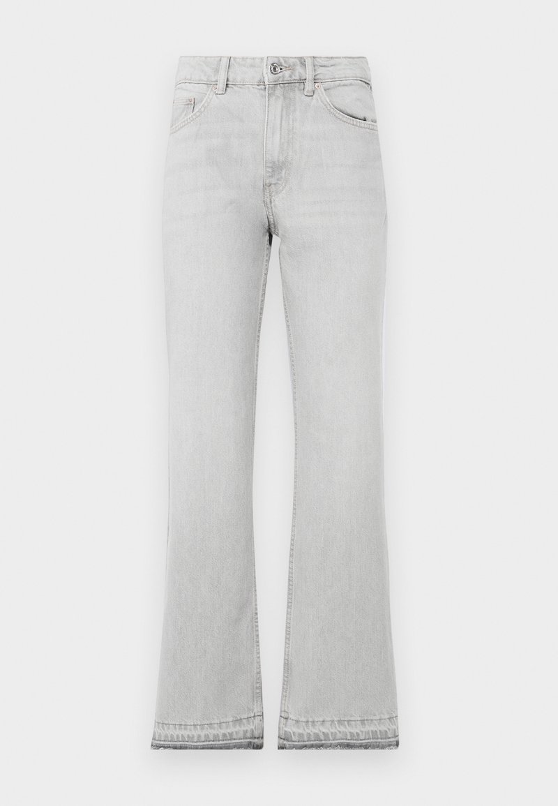 Gina Tricot Petite Straight leg jeans grijs